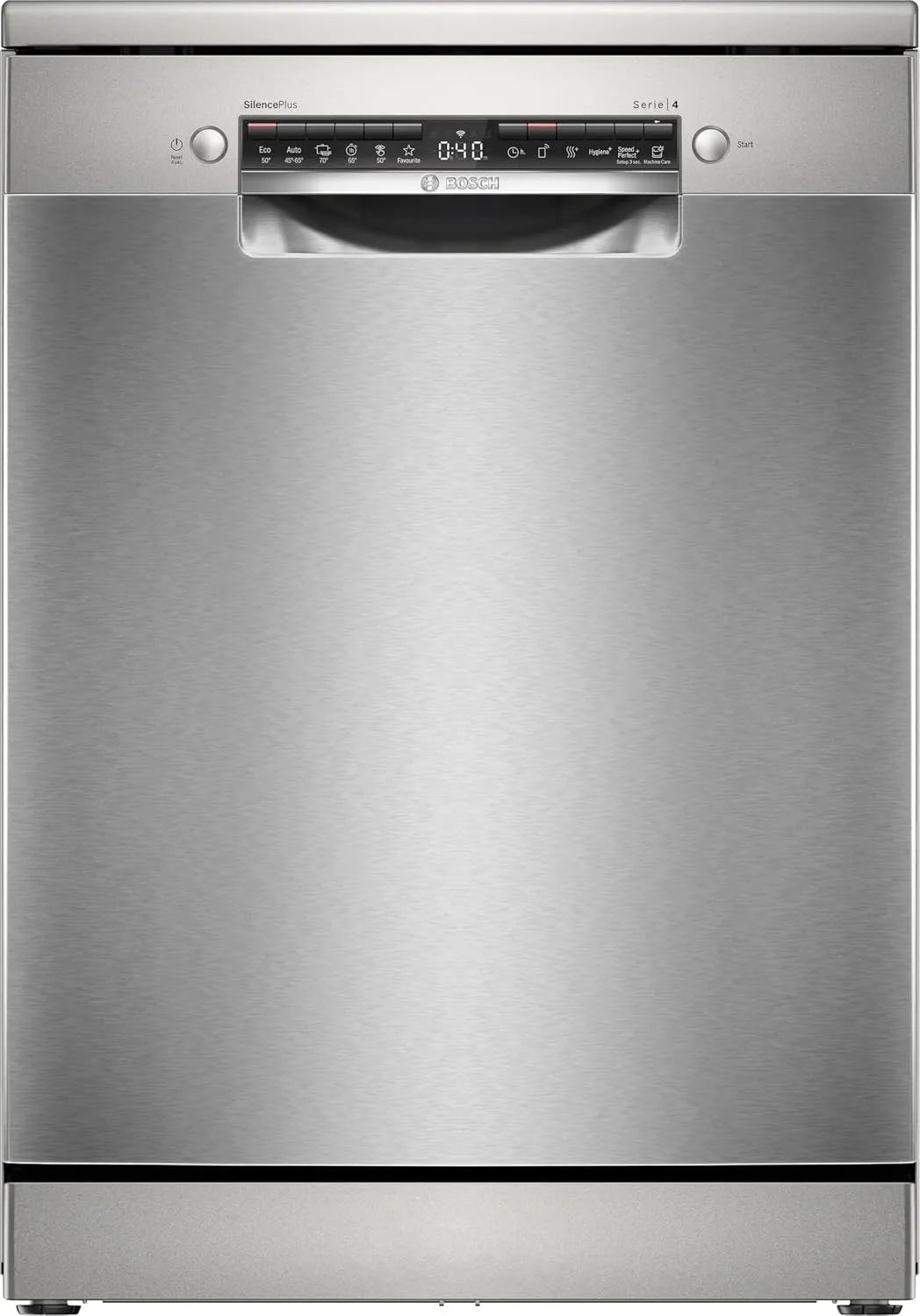 Bosch Sms4hmi09e Lavastoviglie, Wi-Fi, acciaio inox, 14 Coperti D Wifi Inox
