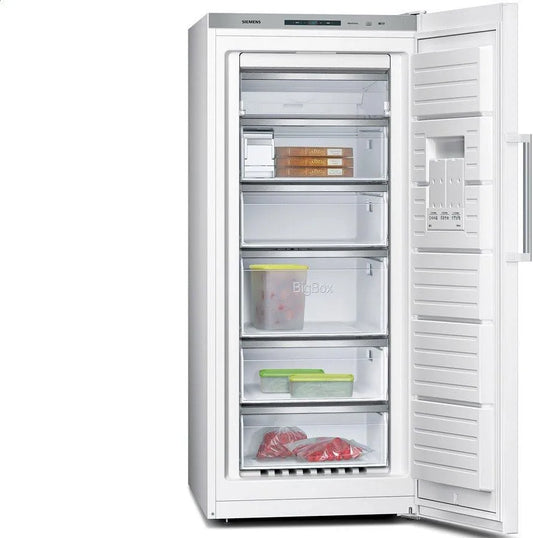 Siemens GS51NAW40 Congelatore, 286 L, No Frost, vano congelatore, freezer verticale, bianco, NoFrost, MultiAirflow System, ecoPlus