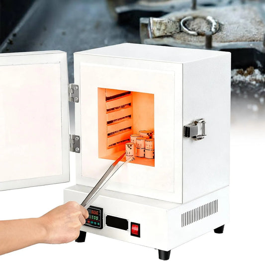 Forno elettrico, 2000 W, max 1150 °C, riscaldamento a 4 lati, burnout, sinterizzazione e fusione, si adatta a più stampi