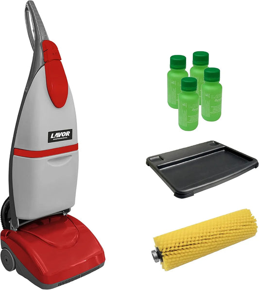 Lavasciuga, lavatrice, asciugatrice, Due Spazzole E 4 Flaconi Detergente Compresi, Resa Oraria 1015 Mq, Lava Con Acqua A 90°C