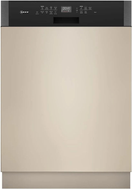 NEFF S147ZCS01E Lavastoviglie, N 70, Smart lavastoviglie parzialmente integrata, cassetto portaposate, lavabile in lavastoviglie, prodotto in Germania