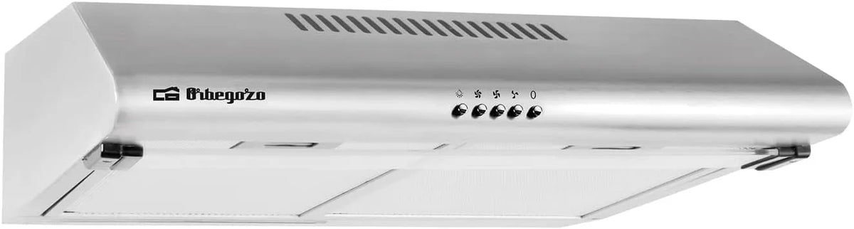 modello m3/h, 2 motores de 60 W, Orbegozo ST 07260 D IN - Campana extractora standard, 3 niveles de potencia, 2 filtros de aluminio esmontables
