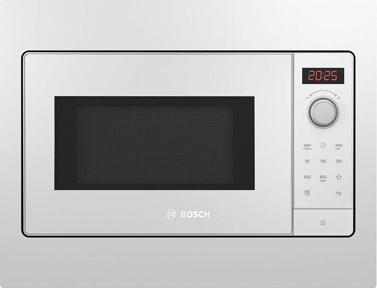 Bosch Serie 2 BFL523MW3 Forno a microonde, 38x50cm, 800 W, 7 programmi, touch, da incasso