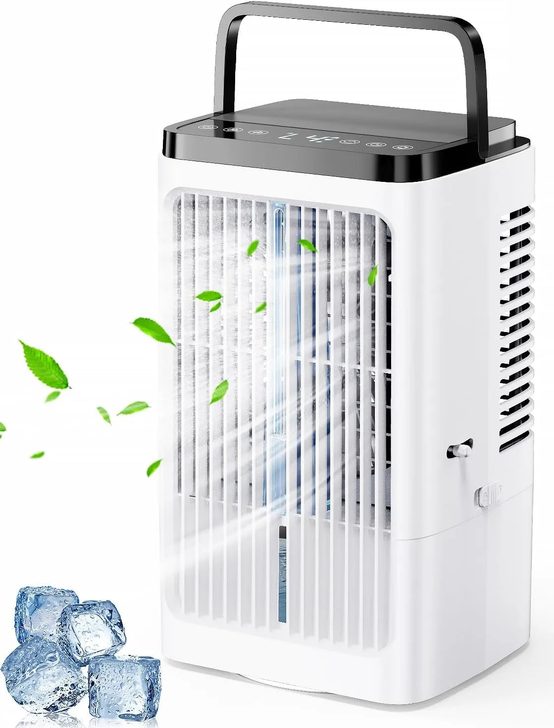 Condizionatore, portatile, timer, oscillazione, USB, Raffrescatore d'aria con 4 Velocità, Due Modalità Di Nebbia