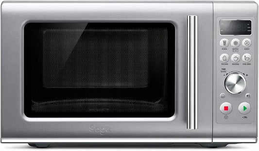 Sage Forno a microonde, argento, Sage - The Compact Wave Soft Close - Microonde Compatto - Argento