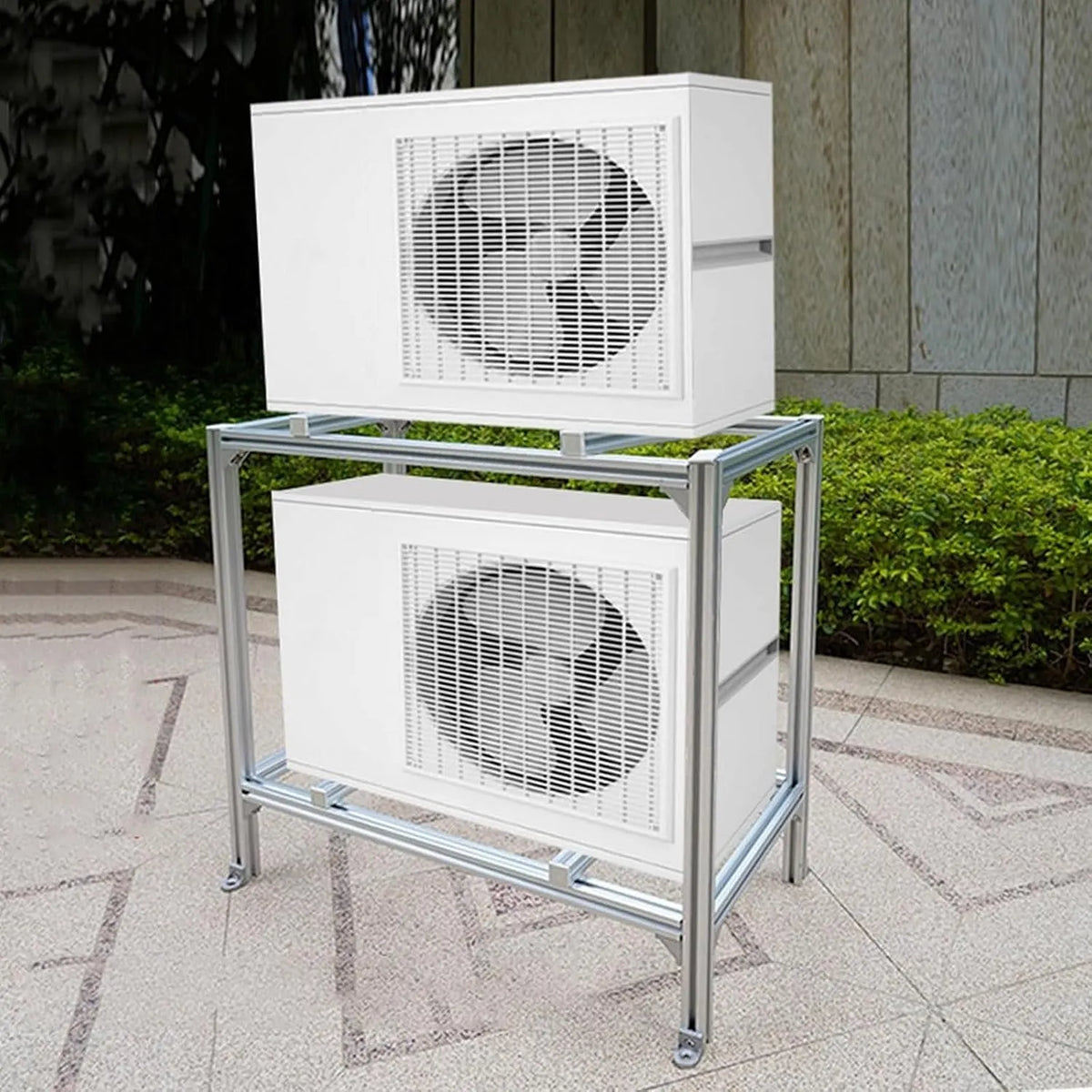 Condizionatore, Size: 90x5, Supporto da Pavimento a Doppio Strato, Supporto da Terra per Mini Condizionatori Split Sistema a Pompa di Calore