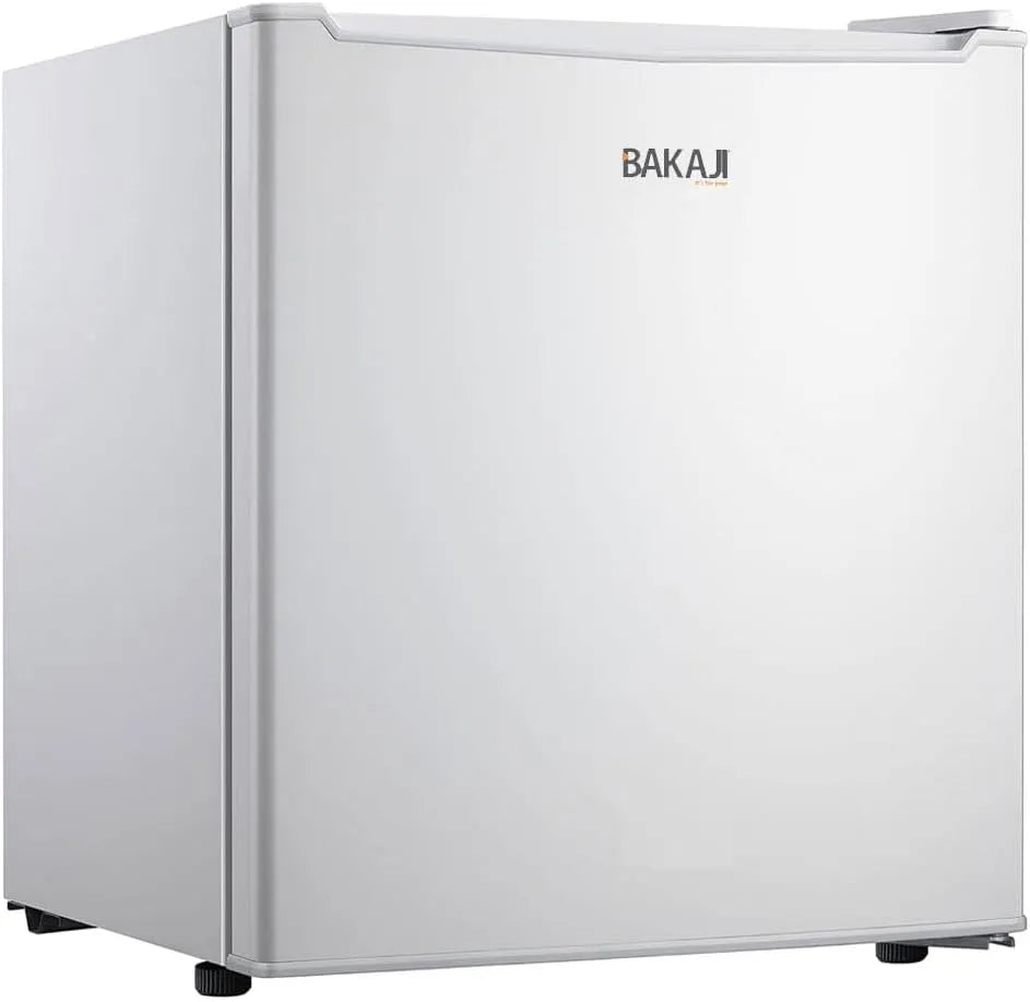 Frigorifero, 49 x 44 x 49 cm, bianco, BAKAJI Frigo Bar Mini Frigorifero 4 Scomparti Capacita' 46 LT Hotel Casa Ufficio Studio Campeggio Dimensione 49