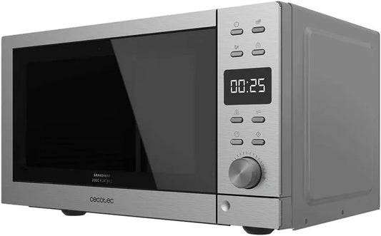 Cecotec Forno a microonde, 23 L, 800 W, 8 programmi, timer, bianco, 8 funzioni preconfigurate