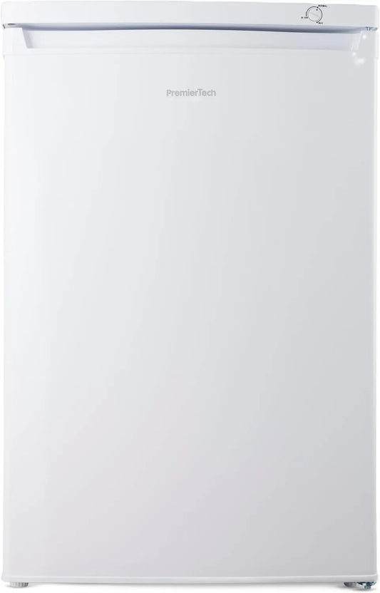 Congelatore PT91FR, 91 L, vano congelatore, freezer verticale, bianco, PremierTech Congelatore Verticale 91 Litri Bianco Sotto Tavolo Casa PT91FR