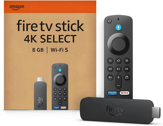 Smart TV, televisore, 4K UHD, Amazon Fire TV Stick 4K Select, Trasmetti in streaming in 4K centinaia di migliaia di film ed episodi TV, trova serie TV