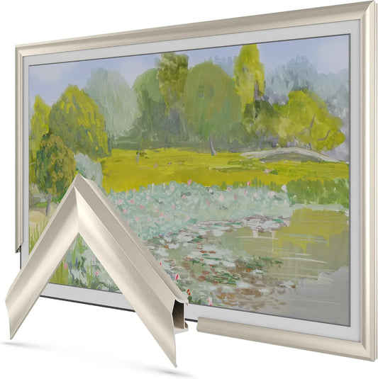 Samsung Smart TV, 32 pollici, televisore, argento, Cornice decorativa per TV Samsung The Frame