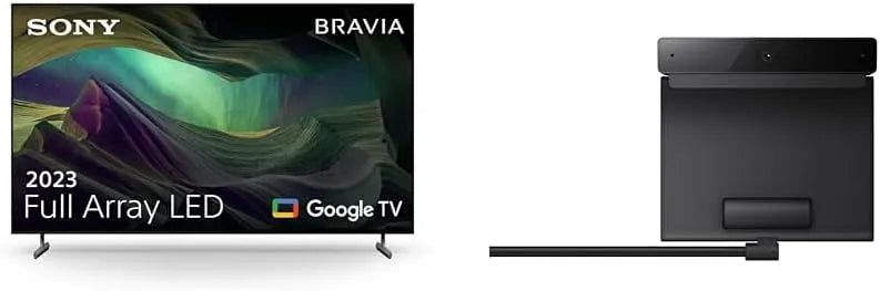 Google KD-55X85L CMU-BC1 Smart TV, televisore, 4K UHD, HDR, Full Array LED, Modello 2023 + BRAVIA CAM, ECO PACK, BRAVIA CORE, Seamless Edge Design
