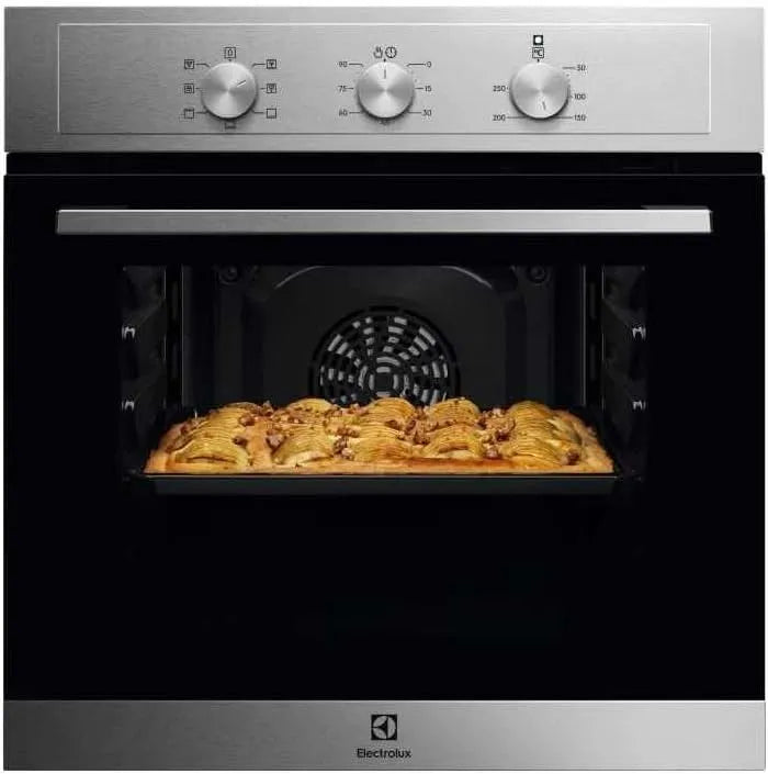 Electrolux EOH2H00BX Forno elettrico, 58 L, classe energetica A, da incasso, acciaio inox