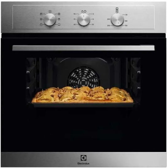 Electrolux EOH2H00BX Forno elettrico, 58 L, classe energetica A, da incasso, acciaio inox