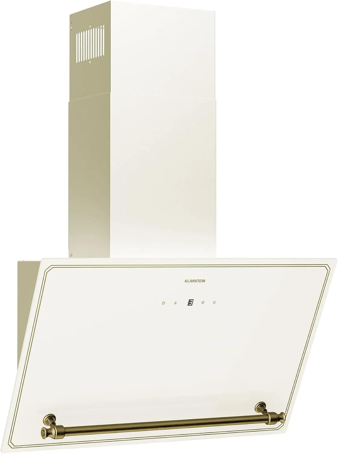 Klarstein Cappa aspirante, 60cm, 400 m3/h, 52 dB, cappa da cucina, touch, LED, Touchscreen, 400m3, Silenziosa: 52dB, ora, Efficienza Energetica A++