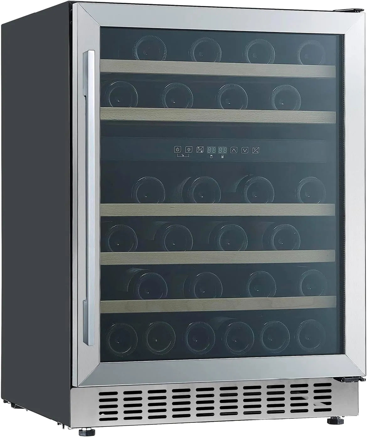 Cata 5 cm, Vinoteca VI 59082 X, A No Frost di Encastre Totale Capacità 46 Bottiglie con Due Zone di Temperatura Controllo Elettronico e Pannello Touch
