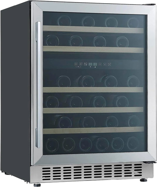 Cata 5 cm, Vinoteca VI 59082 X, A No Frost di Encastre Totale Capacità 46 Bottiglie con Due Zone di Temperatura Controllo Elettronico e Pannello Touch
