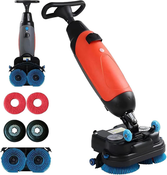 Lavasciuga, 43 cm, lavatrice, asciugatrice, professionale, doppia spazzola rotante a 360°, 1200 m2, h per uso domestico e c, macchina per la pulizia