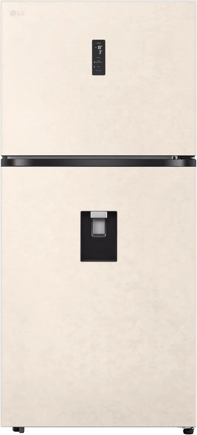 LG GTFV61SEBQD Frigorifero combinato, 609 L, No Frost, frigo con congelatore, Dispenser Acqua
