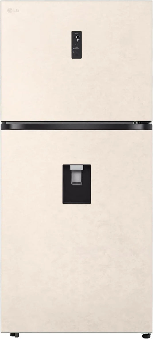 LG GTFV61SEBQD Frigorifero combinato, 609 L, No Frost, frigo con congelatore, Dispenser Acqua
