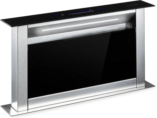 Klarstein Cappa aspirante, 60cm, 576 m3/h, 51 dB, cappa da cucina, touch, acciaio inox, Flusso D'Aria: 576 M3, Ora, Bassa Rumorosità: 51dB, Led
