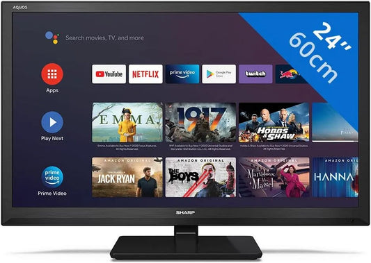 Sharp LC-24BI2EA Smart TV, 24 pollici, televisore, Android OS, DVB-T2