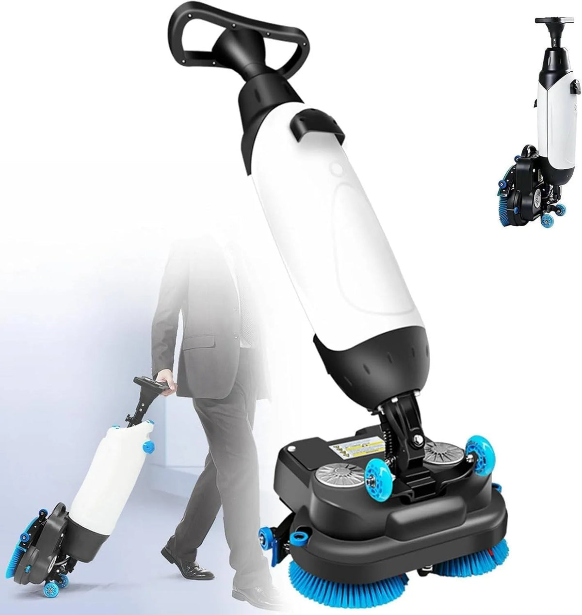 Prodotto 17', Lavapavimenti Professionale da 43 Cm, White