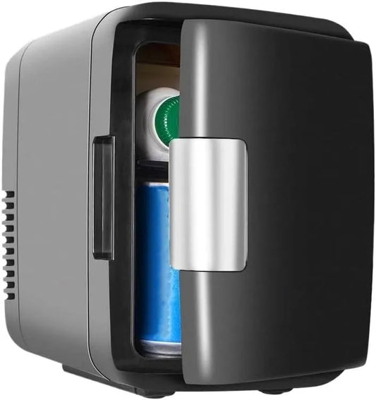 Frigorifero portatile 4L, 6Can, 4 L, vano congelatore, auto, mini frigo portatile, nero, Frigorifero IceBlue Classic Fit For Mini Frigorifero 4L