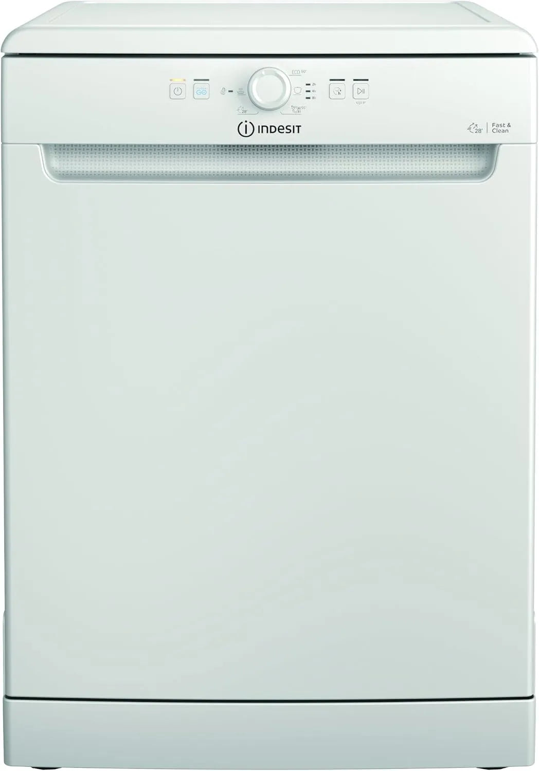 Lavastoviglie, 60 cm, classe energetica E, Indesit IN2FD14BNP80W, libera installazione, Altezza 85 cm, Profondità 59 cm