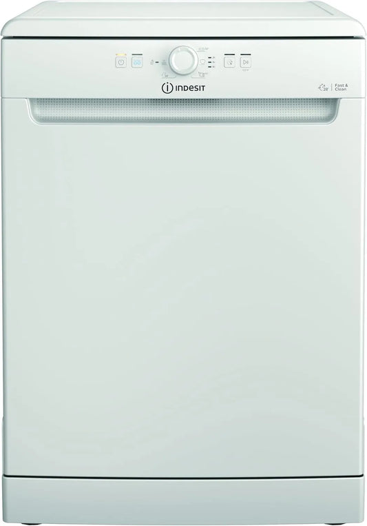 Lavastoviglie, 60 cm, classe energetica E, Indesit IN2FD14BNP80W, libera installazione, Altezza 85 cm, Profondità 59 cm
