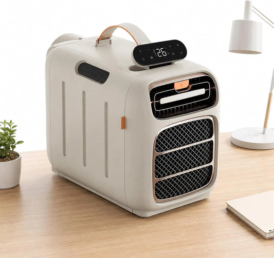Condizionatore, 45 dB, portatile, Condizionatore Portatile 5000 BTU per Camera RV Campeggio Silenzioso 45dB AC