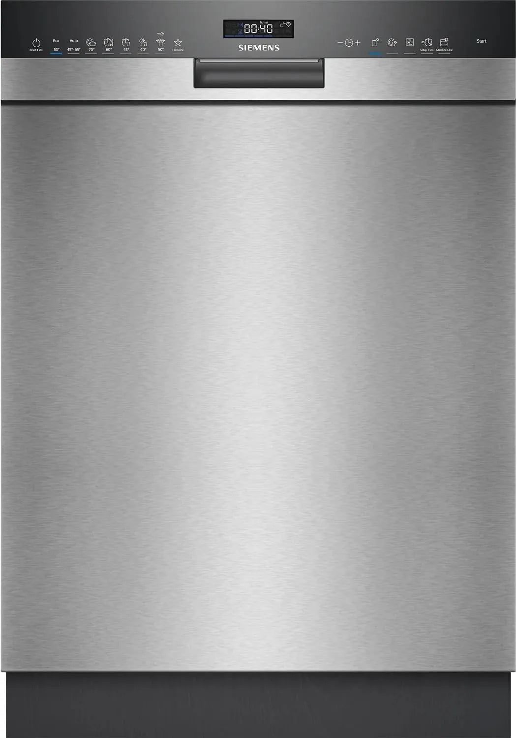 Siemens iQ500 SN45ZS07CE Lavastoviglie, 60 cm, varioSpeed Plus, aquaStop, iQ500 Smart Lavastoviglie Sottopiano, Made in Germany, cassetto portaposate