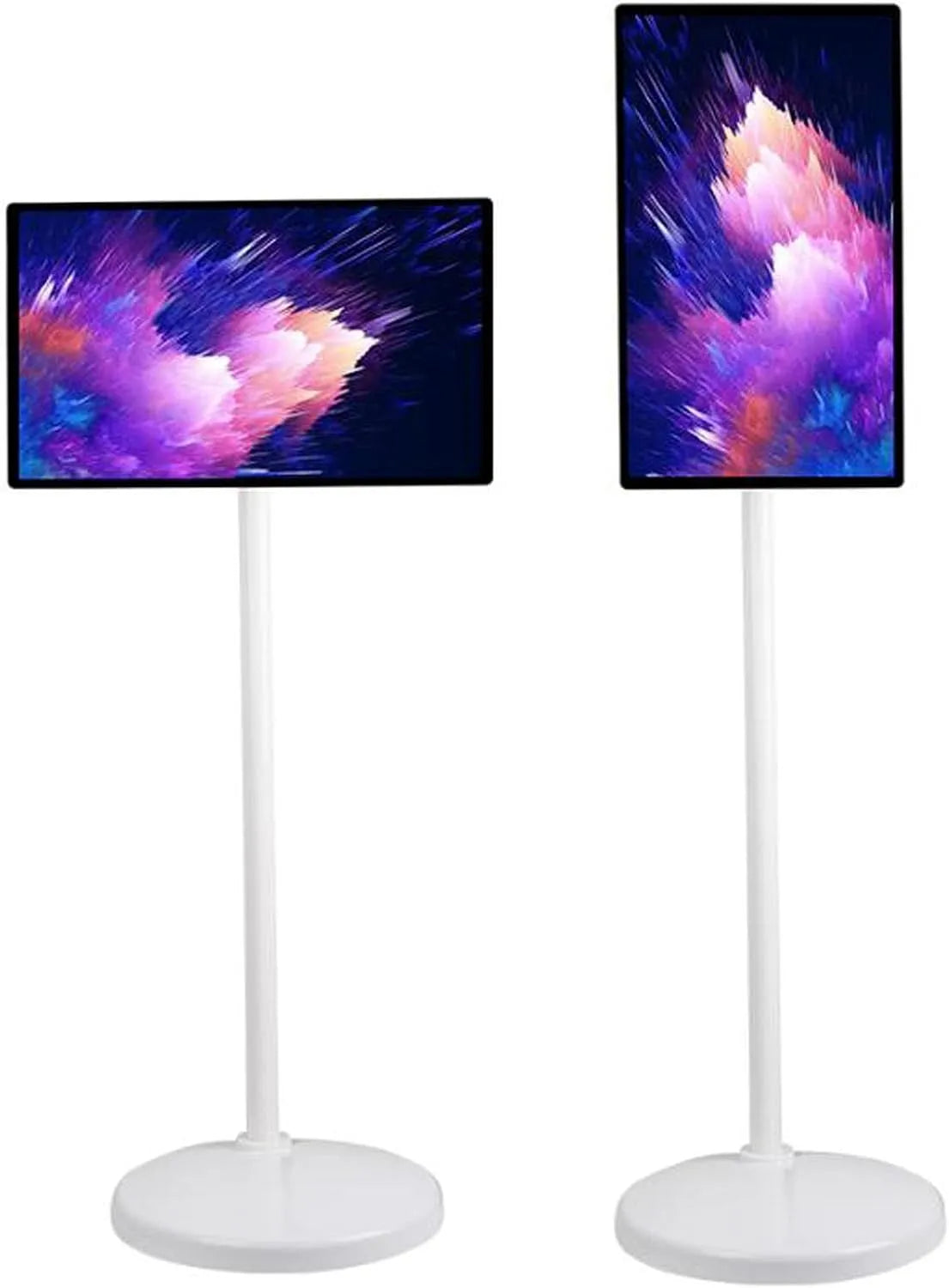 Smart TV 1080P, 24 pollici, 60 Hz, televisore, portatile, touch, Full HD, pannello IPS, frequenza di aggiornamento 60Hz, lunga durata della batteria
