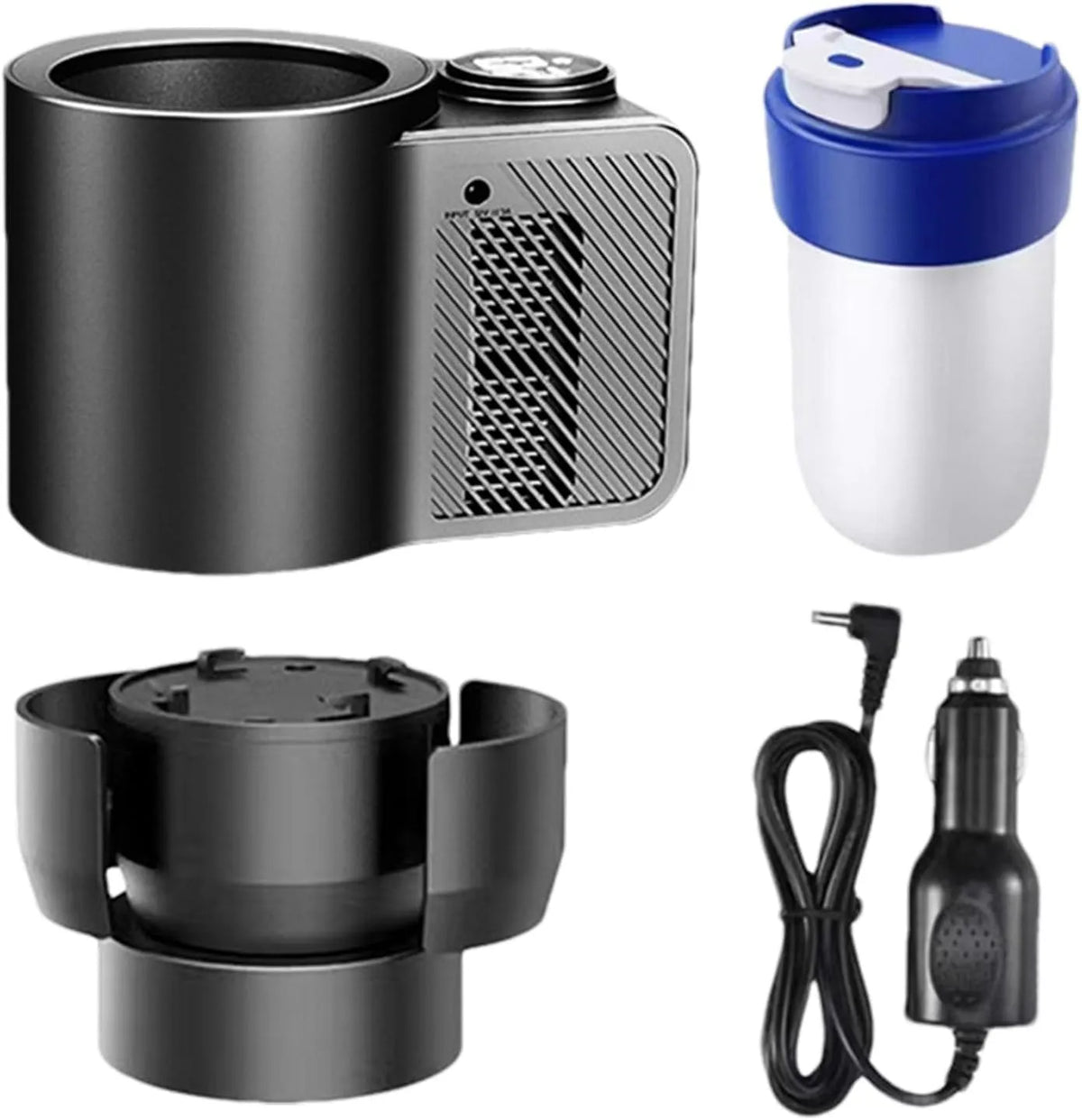 Frigorifero, Smart Car Cup Cooler and Warmer, 2 in 1, Pratico frigorifero per auto