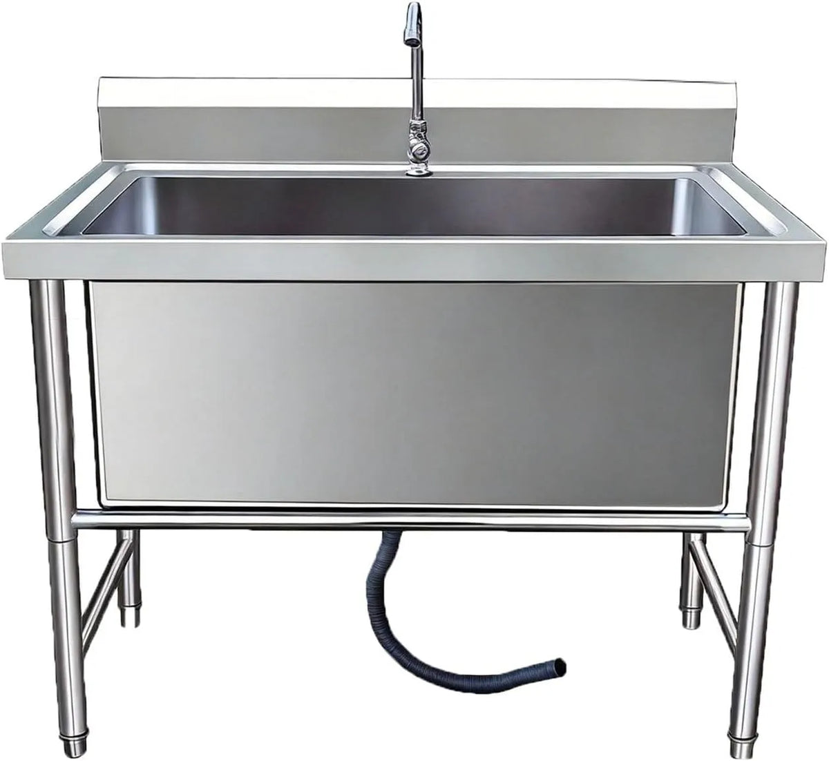 Lavello da cucina H40Cm, scongelamento, acciaio inox, Lavello in Acciaio Inox H40Cm Vasca for Scongelamento Ammollo Della Cucina