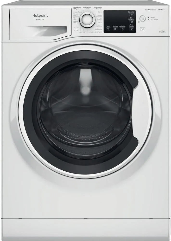 Lavasciuga, lavatrice, asciugatrice, libera installazione, Hotpoint Ariston Lavasciuga a libera installazione NDBR 984469 WA IT