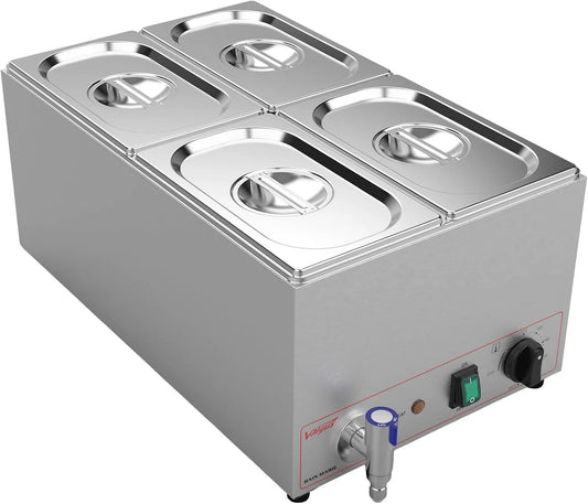 Prodotto Valgus Commercial 15L Bain Marie Buffet Scaldavivande in Acciaio Inox